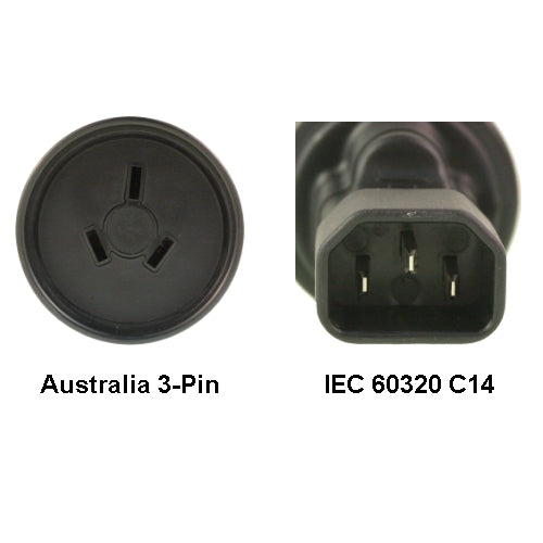 InLine AU to IEC 60320 C14 Power Plug Adapter