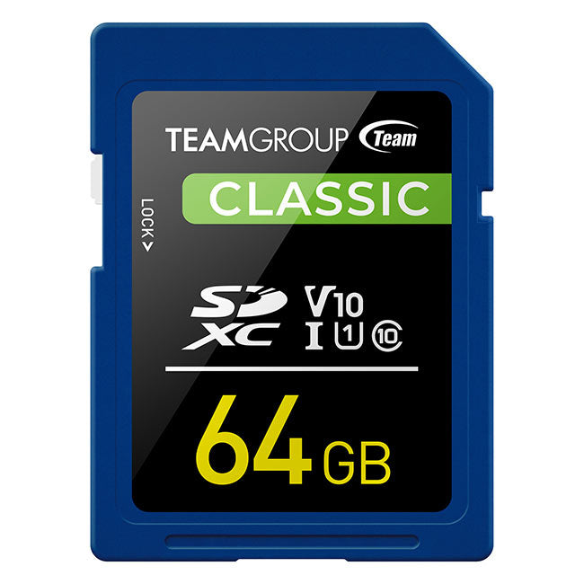 Team Group CLASSIC SD 64 GB SDHC UHS Class 10