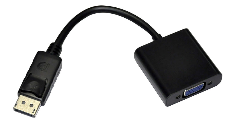 Astrotek 0.15m DisplayPort - VGA M/F VGA (D-Sub) Black