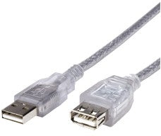 Astrotek 1.8m USB 2.0 A/B Cable USB cable USB A Transparent