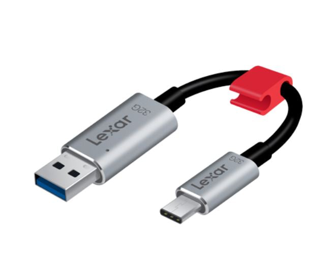 Lexar JumpDrive C20c 32GB USB 3.1 & TypeC Flash Drive - Upto 150MB/s