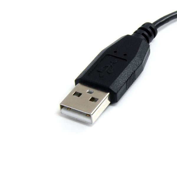 StarTech 1 ft Micro USB Cable - A to Left Angle Micro B