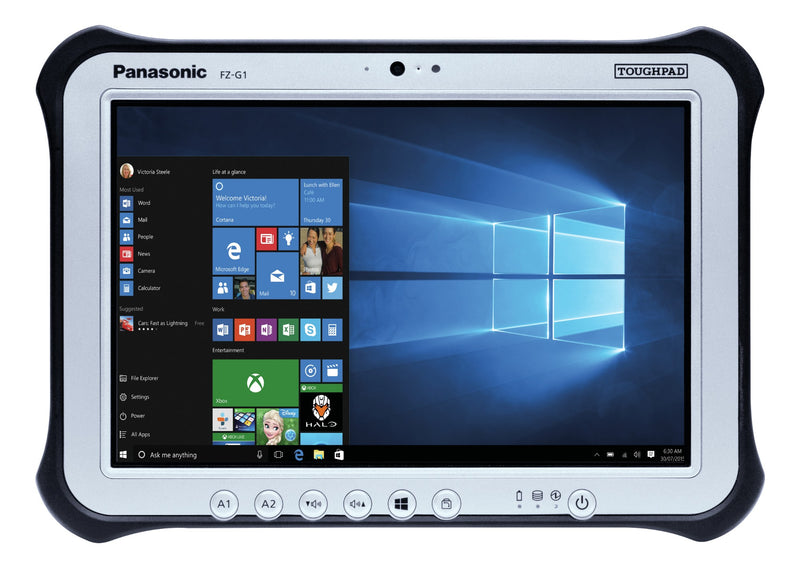 Panasonic Toughpad FZ-G1 4G 128 GB 25.6 cm (10.1") Intel® Core™ i5 8 GB Wi-Fi 5 (802.11ac) Windows 10 Pro Black, Silver