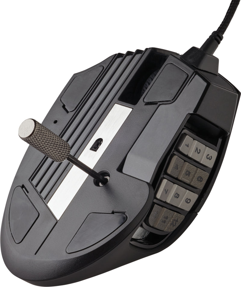 Corsair SCIMITAR RGB ELITE mouse Right-hand USB Type-A Optical 18000 DPI