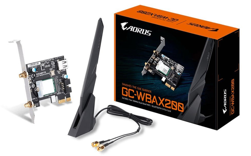 Gigabyte GC-WBAX200 network card Internal WLAN / Bluetooth 2400 Mbit/s