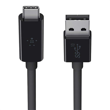 Belkin USB-A - USB-C, 0.9m USB cable USB 3.2 Gen 2 (3.1 Gen 2) USB A USB C Black