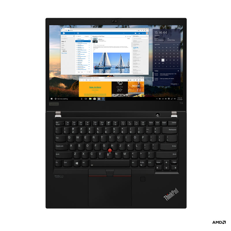 Lenovo ThinkPad T14 + Hybrid Dock Notebook 35.6 cm (14") Touchscreen Full HD AMD Ryzen 5 PRO 16 GB DDR4-SDRAM 512 GB SSD Wi-Fi 6 (802.11ax) Windows 10 Pro Black