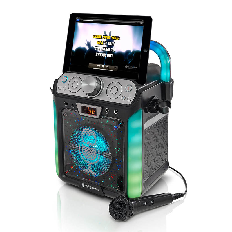 Groov-e The Singing Machine Groove Cube Karaoke System