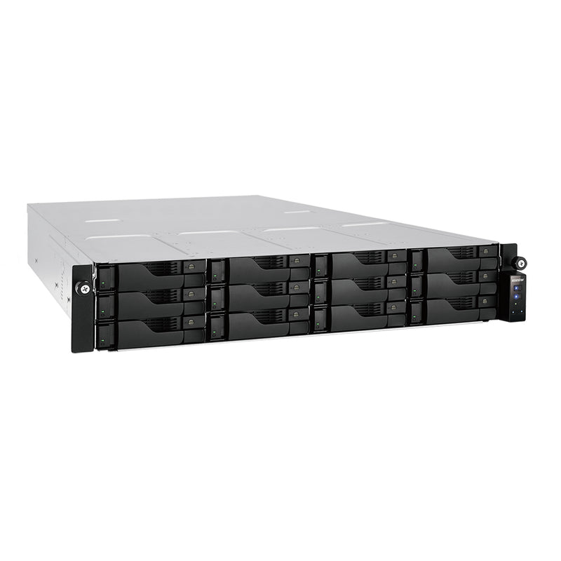 Asustor AS6212RD NAS/storage server Ethernet LAN Rack (2U) Black