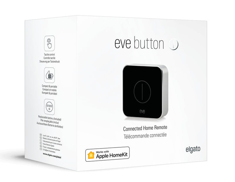 Elgato Eve Button smart home receiver Bluetooth Black,White