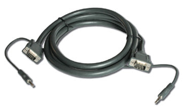 Kramer Electronics 15-pin HD + 3.5mm Audio Cable 4.6 m VGA (D-Sub) + 3.5mm Black