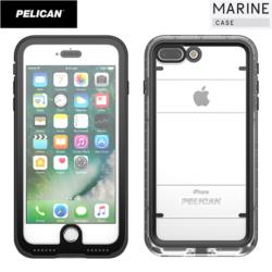 PELICAN Marine Case  Black & Clear  iPhone 7/8/SE