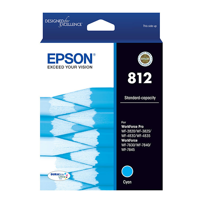 Epson 812 ink cartridge 1 pc(s) Original Standard Yield Cyan
