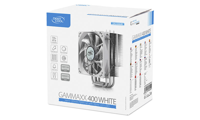 DeepCool Gammaxx 400 White Processor Cooler 12 cm