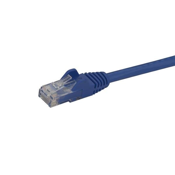 StarTech 3m CAT6 Ethernet Cable - Blue CAT 6 Gigabit Ethernet Wire -650MHz 100W PoE RJ45 UTP Network/Patch Cord Snagless w/Strain Relief Fluke Tested/Wiring is UL Certified/TIA