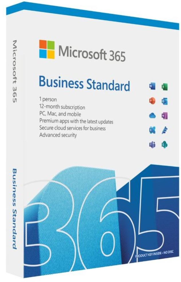 Microsoft (LS) Microsoft 365 Business 2021 Standard Retail English APAC 1 User 1 Year Subscription, Medialess (LS)