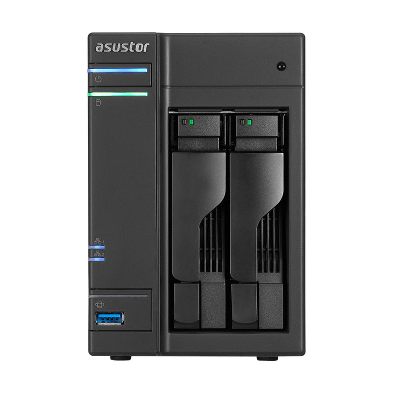 Asustor AS6302T NAS/storage server Ethernet LAN Black J3355