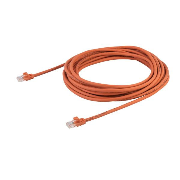 StarTech Cat5e Ethernet Patch Cable with Snagless RJ45 Connectors - 7 m, Orange