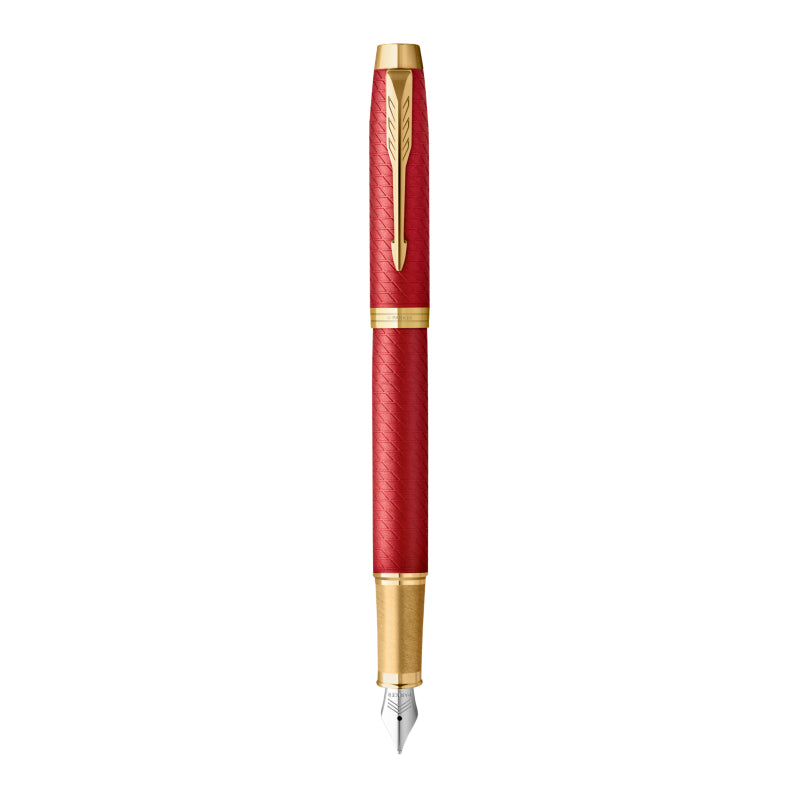 Parker 2143653 fountain pen Cartridge filling system Gold, Red 1 pc(s)