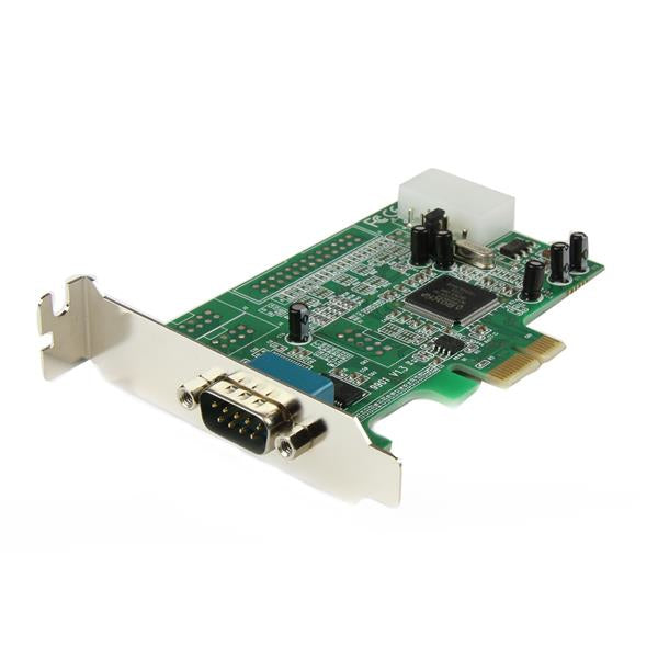 StarTech 1-port PCI Express RS232 Serial Adapter Card - PCIe RS232 Serial Host Controller Card - PCIe to Serial DB9 - 16550 UART - Low Profile Expansion Card - Windows & Linux
