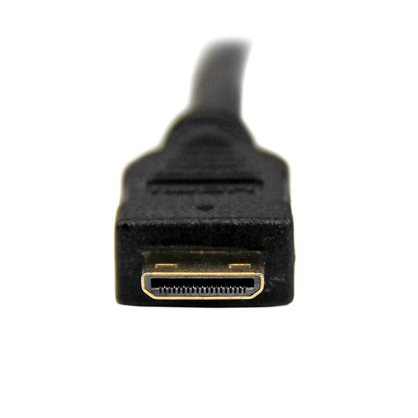 StarTech 2m (6.6 ft) Mini HDMI to DVI Cable - DVI-D to HDMI Cable (1920x1200p) - 19 Pin HDMI Mini Male to DVI-D Male - Digital Monitor Cable Adapter M/M - Mini HDMI to DVI Adapter