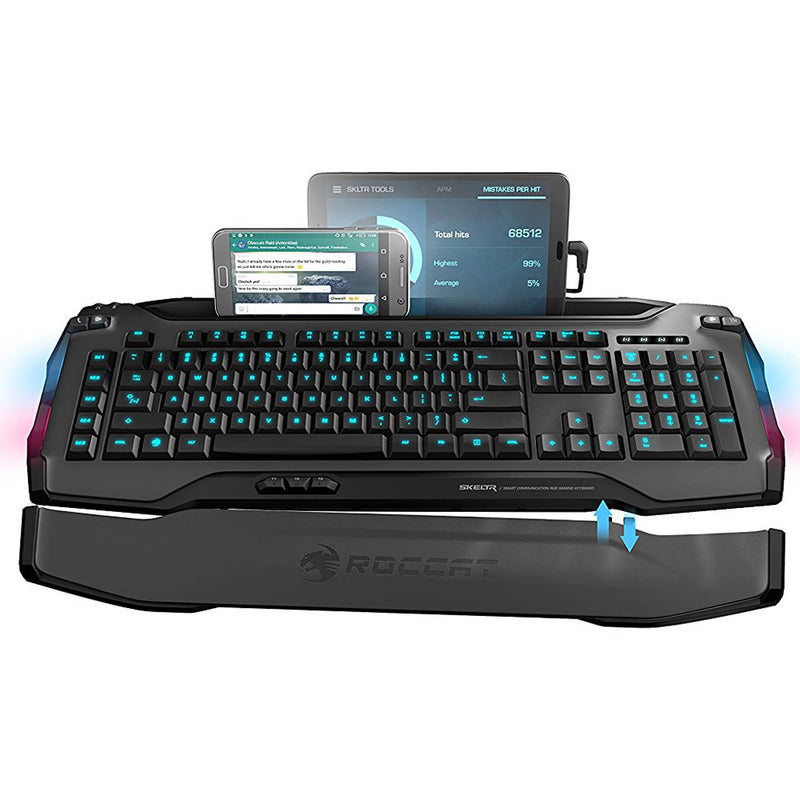 Roccat SKELTR Smart Communication Gaming Keyboard - illumination, 512kb Memory, Dock, Call and Type between