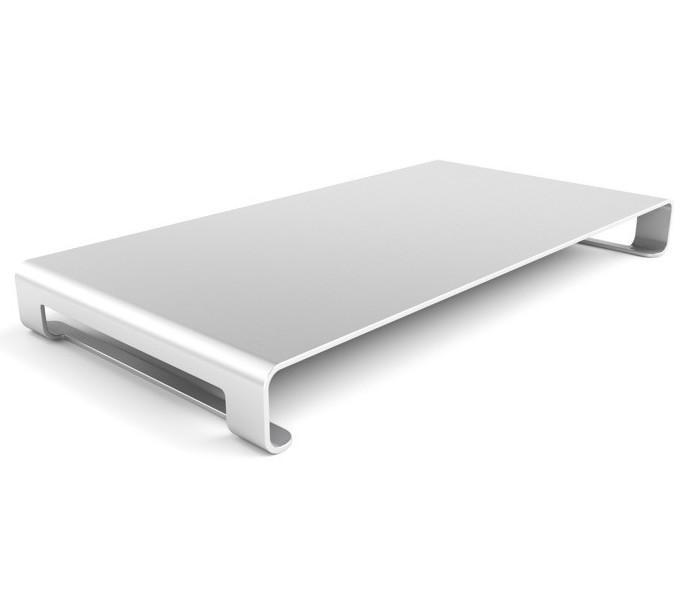 Satechi Slim Monitor Stand Suitable with 27-inch iMac, Desktops, Laptops and Printers Silver