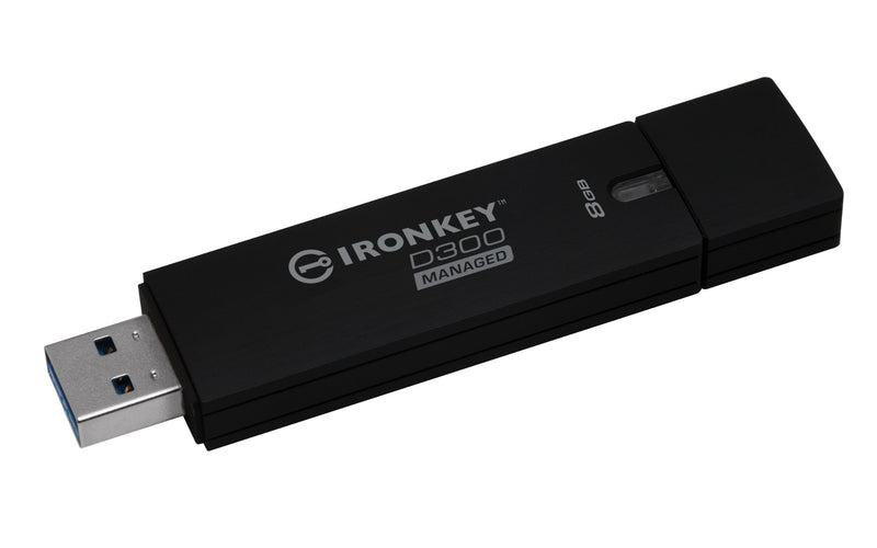 Kingston IronKey D300 USB flash drive 16 GB USB Type-A 3.2 Gen 1 (3.1 Gen 1) Black