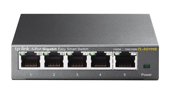 TP-Link TL-SG105E network switch Managed L2 Gigabit Ethernet (10/100/1000) Black