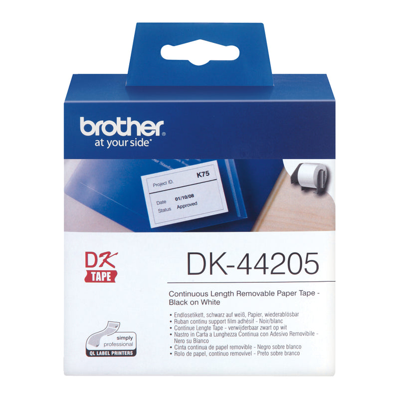 Brother White Removable Paper Tape
