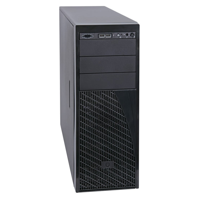 INTEL 4U Pedestal Server, Intel Xeon Silver 4110 (1/2) 8 x 3.5' HDD Bays, 32GB DDR4 ECC (2/16) ,HW RAID,
