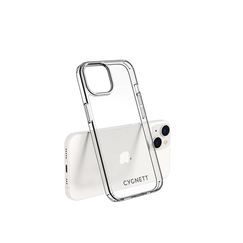Cygnett AeroShield Apple iPhone 2022 6.1' Clear Protective Case - Clear (CY4169CPAEG), Shock Absorbent TPU Frame, Scratch-Resistant, Perfect fit mobile phone case