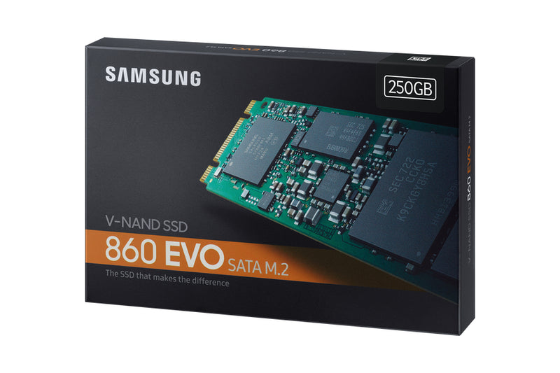 Samsung 860 EVO M.2 250 GB Serial ATA III V-NAND MLC